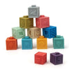 Three Hearts Building Block Teether & Bath Toy | Primary