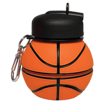 Iscream Basketball Silicone Collapsible Water Bottle