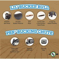 Big Country Toys Lil' Bucker® Bull & PBR® Bucking Chute