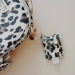 Itzy Ritzy Leopard Cute n' Clean Hand Sanatizer Charm Keychain