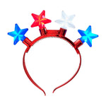 Mud Pie Red/Blue Star Lightup Headband
