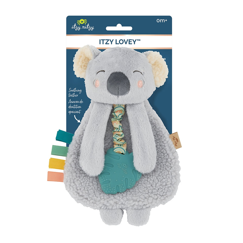 Itzy Ritzy Itzy Lovey Koala Plush w/ Silicone Teether Toy