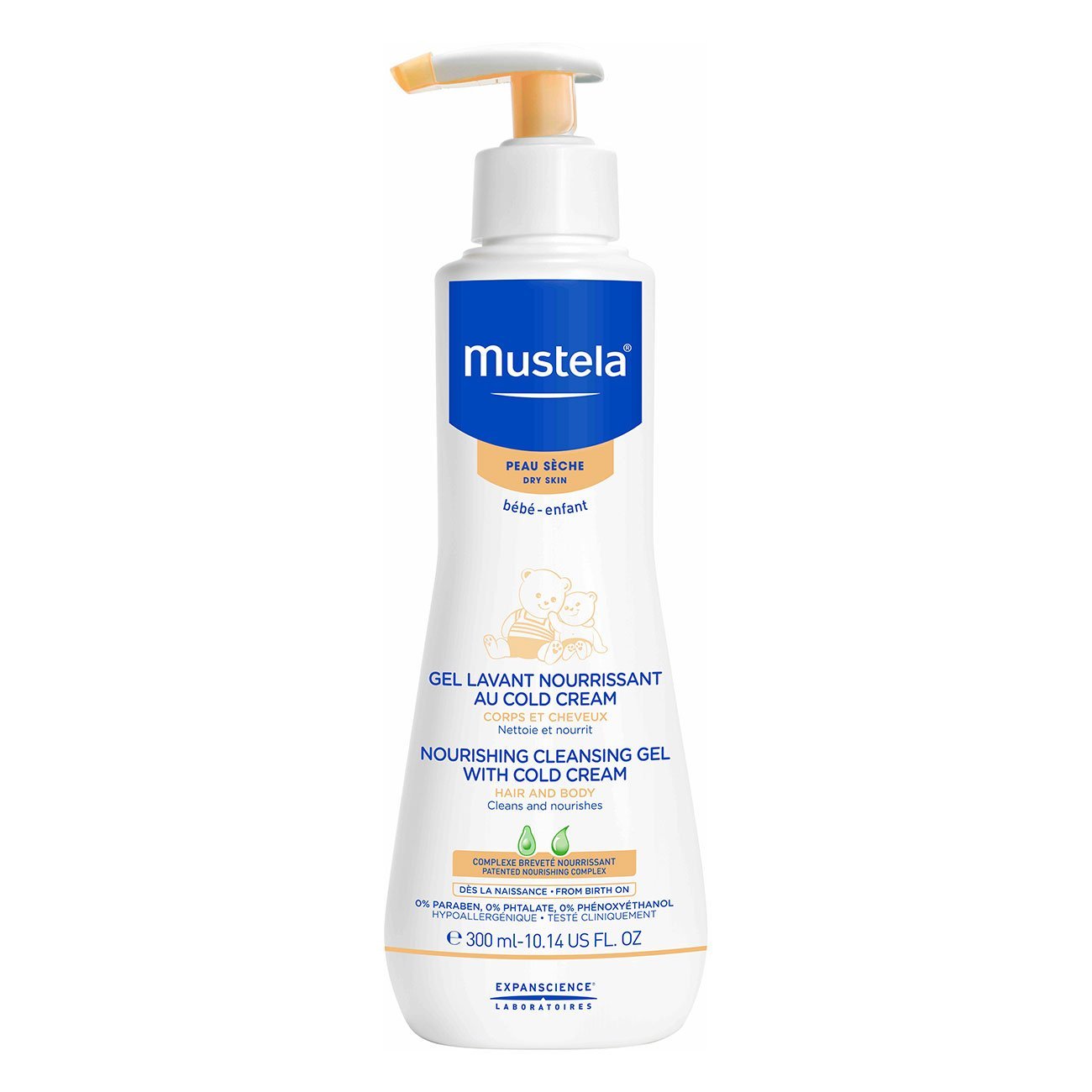 Mustela Nourishing Cleansing Gel w/Cold Cream - 300ml