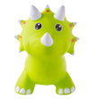 Hearthsong Bouncy Inflatable Animal Jump-Along Green Triceratops