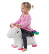 Hearthsong Bouncy Inflatable Animal Jump-Along Unicorn