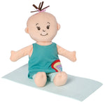 Manhattan Toy Wee Baby Stella Peach With Brown Hair Yoga Set