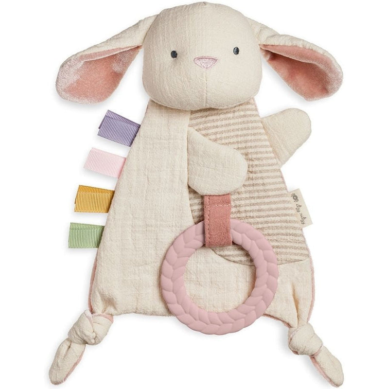 Itzy Ritzy Bitzy Crinkle Sensory Crinkle Toy with Teether | Bunny