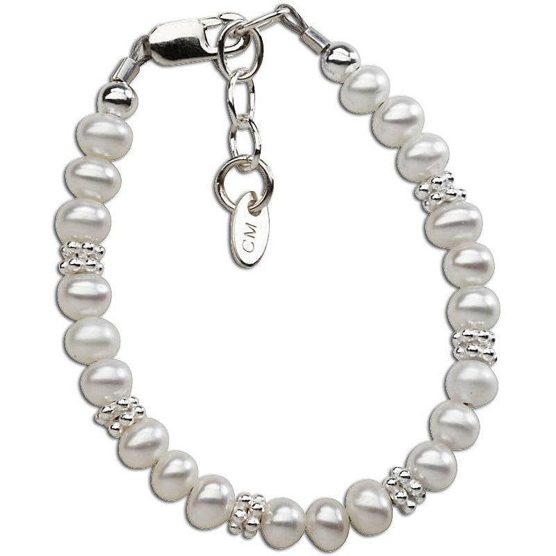 Cherished Moments Victoria Sterling Silver Pearl Bracelet