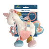 Itzy Ritzy Link & Love Unicorn Activity Plush Silicone Teether Toy