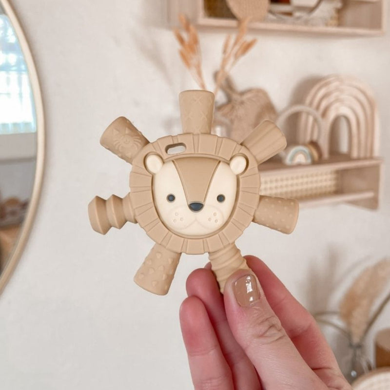 Itzy Ritzy Ritzy Teether Molar Teether | Buddy the Lion