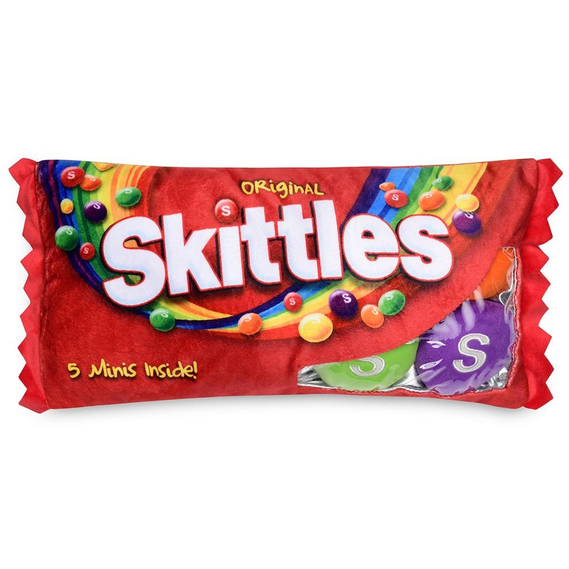 Iscream Skittles Packaging Fleece Plush