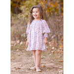 Mabel + Honey Lavender Dew Crepe Chiffon Dress