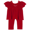 Mabel + Honey Noella Velvet & Organza 2-Piece Set