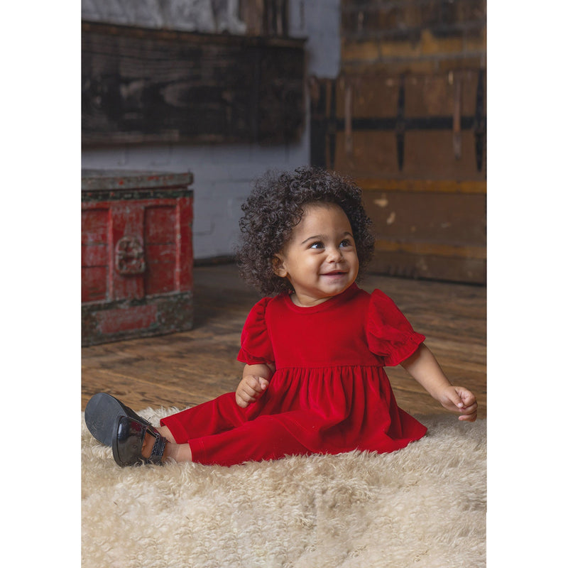 Mabel + Honey Noella Velvet & Organza 2-Piece Set
