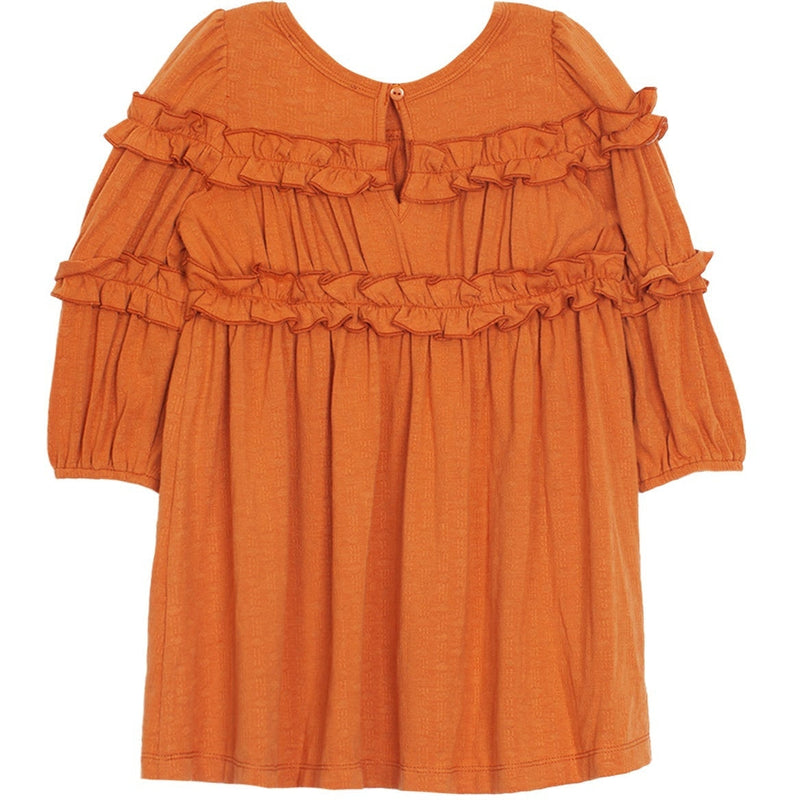 Mabel + Honey Tangerine Textured Knit Dress