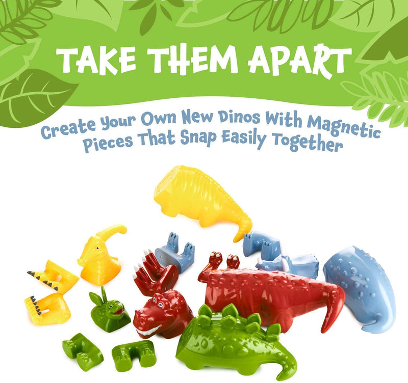 Popular Playthings Magnetic Mix Or Match Dinosaurs