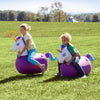 Hearthsong Inflatable Ride-On Hop ‘n Go Unicorns, Set of Two