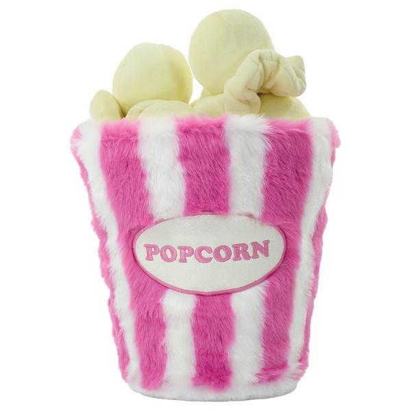 Iscream Popcorn 3D Furry Pillow