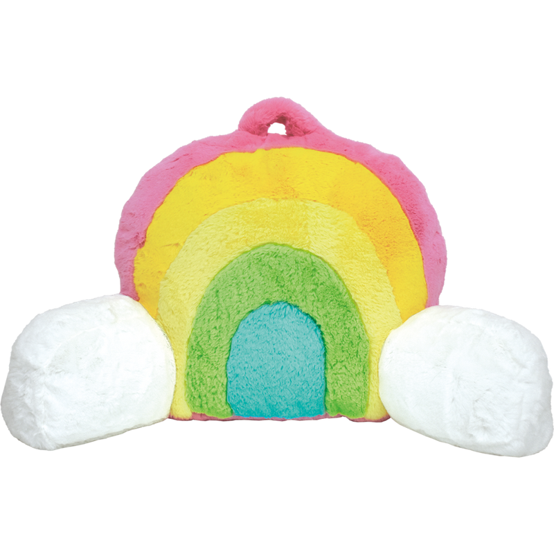 Iscream Rainbow Furry Lounge Pillow