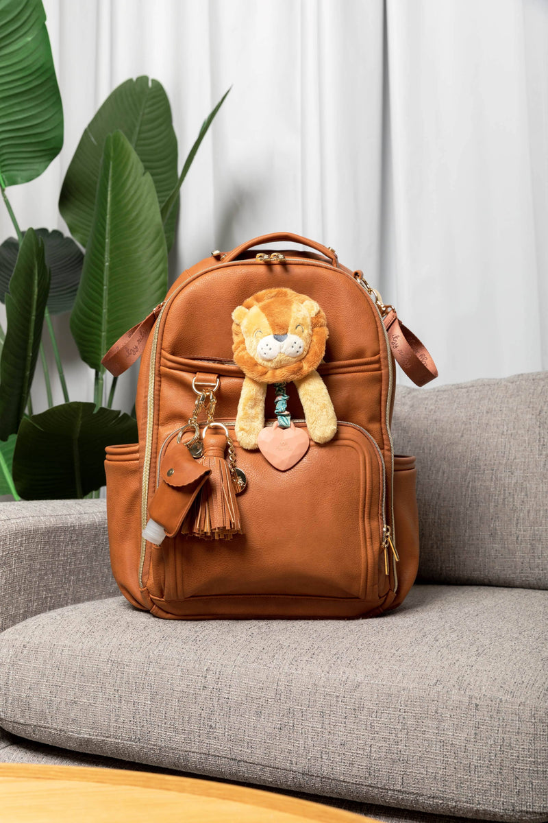 Itzy Ritzy Cognac Boss Plus™ Backpack Diaper Bag