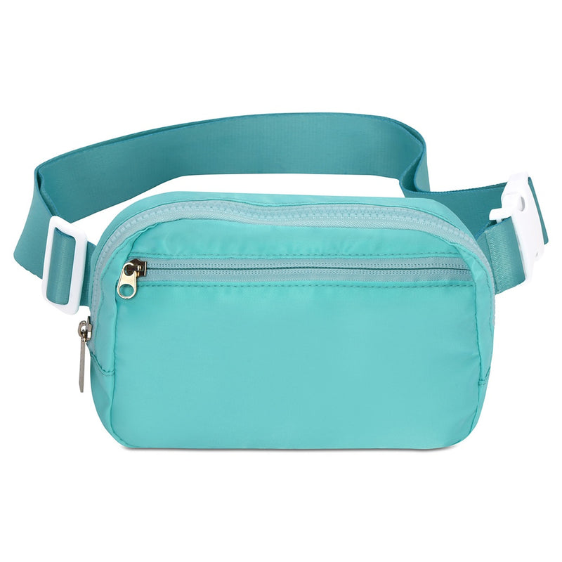 Iscream Turquoise Nylon Belt Bag