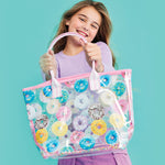 Iscream Go Do-Nuts Clear Tote Bag