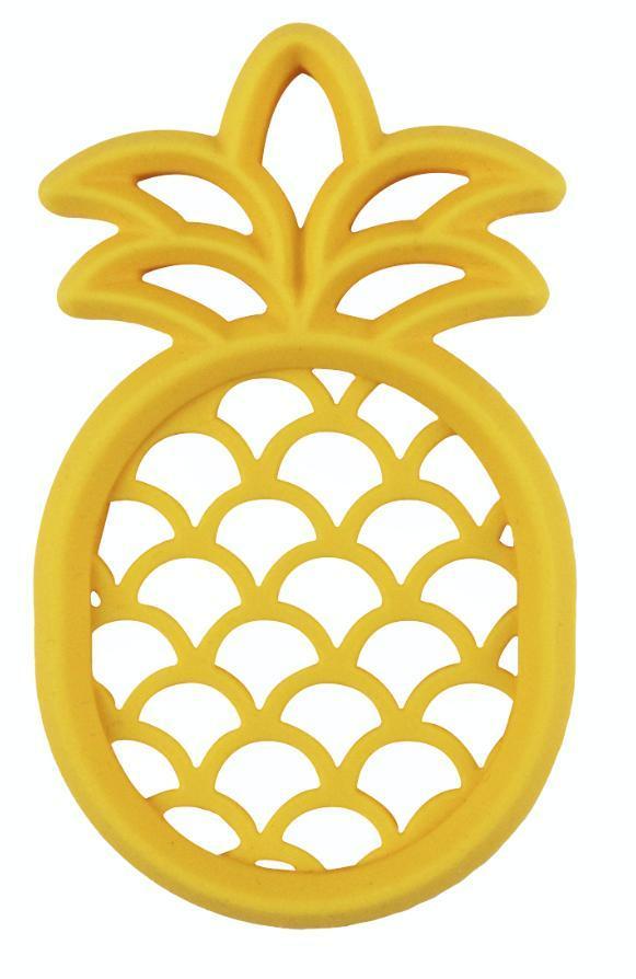 Itzy Ritzy Chew Crew Silicone Teether Pineapple