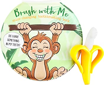 Mud Pie Monkey Toothbrush Book