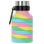 Iscream Tie Dye Silicone Collapsible Water Bottle