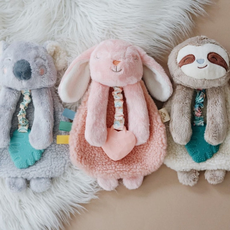Itzy Ritzy Itzy Lovey Plush & Teether Toy | Ana the Bunny