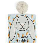 Jellycat If I Were A Rabbit Book (Grey)