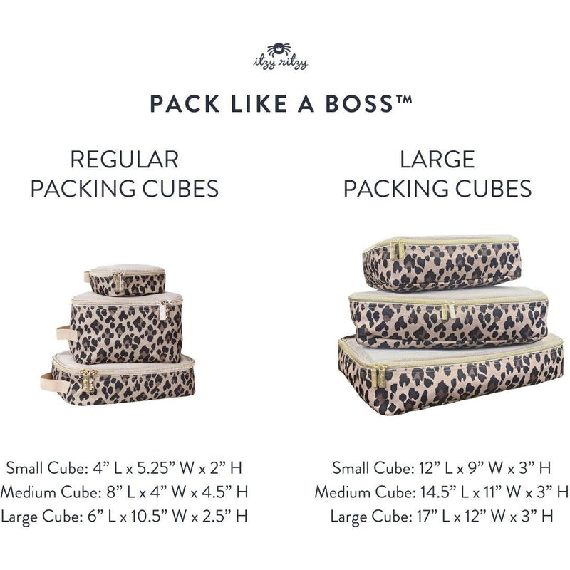 Itzy Ritzy Pack Like A Boss Large Packing Cubes 3-Piece Set