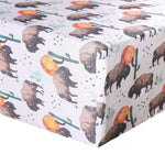 Copper Pearl Premium Crib Sheet | Bison