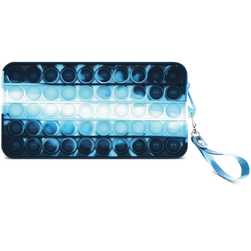 Iscream Blue Tie Dye Popper Pencil Case