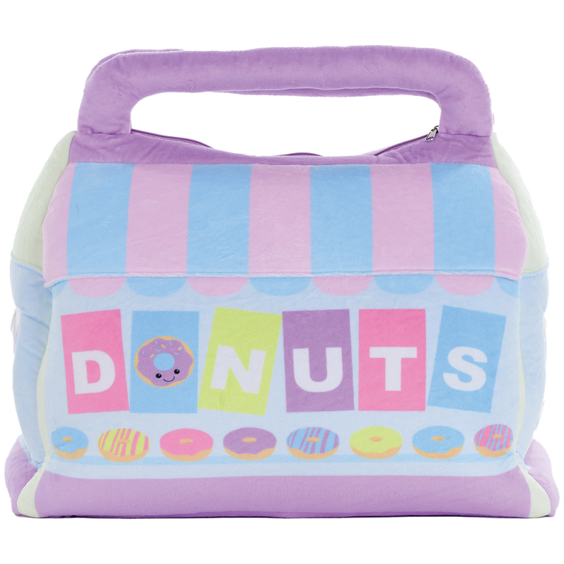 Iscream Box of Donuts Fleece Pillow