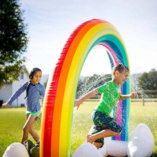 Hearthsong Inflatable Rainbow Arch Sprinkler
