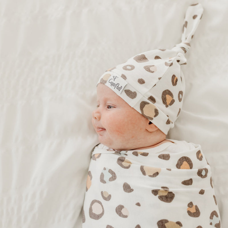 Copper Pearl Top Knot Hat | Millie