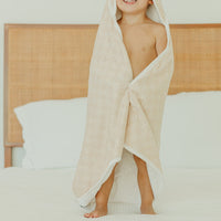 Copper Pearl Premium Knit Hooded Towel | Sol
