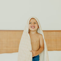 Copper Pearl Premium Knit Hooded Towel | Sol