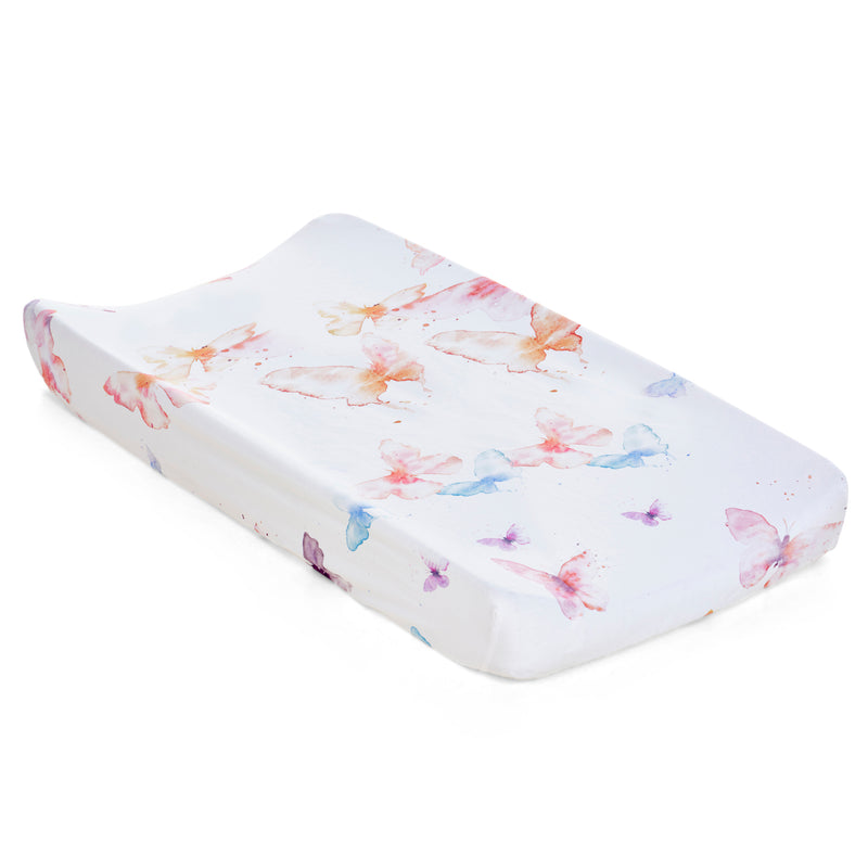 Oilo Butterfly Floral Changing Pad Cover