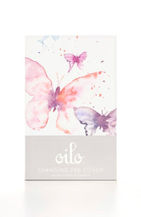 Oilo Butterfly Floral Changing Pad Cover