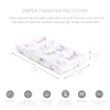 Oilo Cottontail Changing Pad Cover
