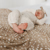Copper Pearl Knit Swaddle Blanket | Fawn