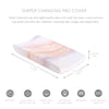 Oilo Sandstone Jersey Changing Pad Cover