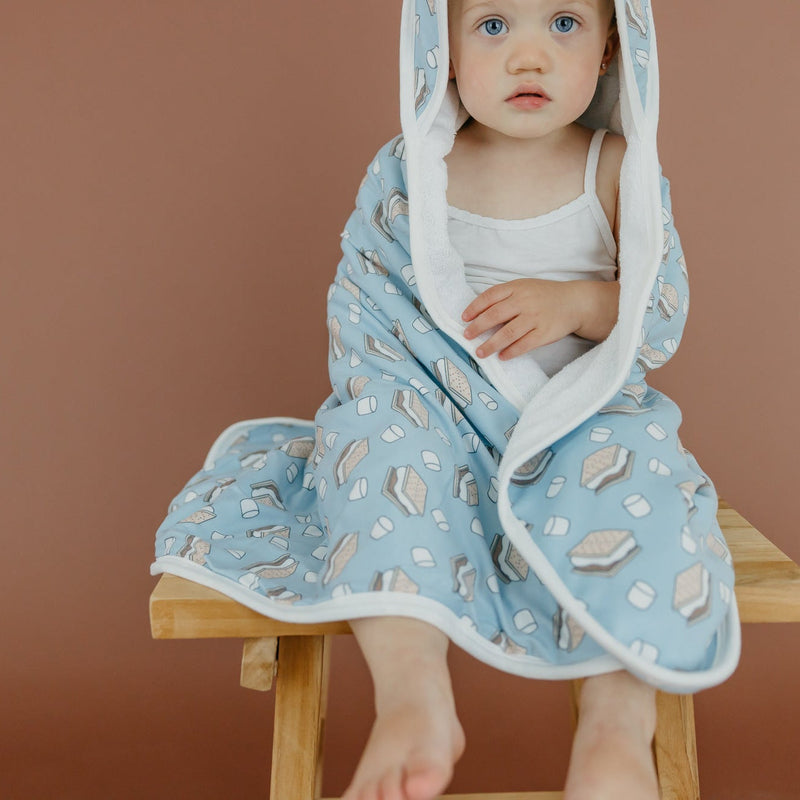 Copper Pearl Premium Knit Hooded Towel | S'mores