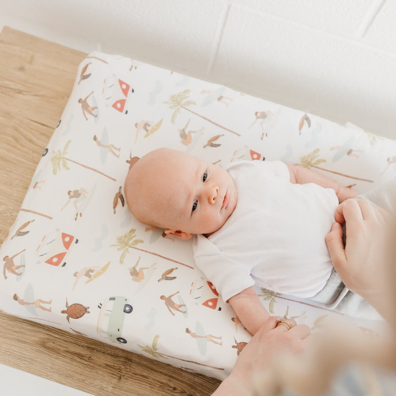 Copper Pearl Premium Knit Diaper Changing Pad Cover | Maui
