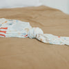 Copper Pearl Knit Swaddle Blanket | Bailey