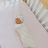 Copper Pearl Knit Swaddle Blanket | Lucky