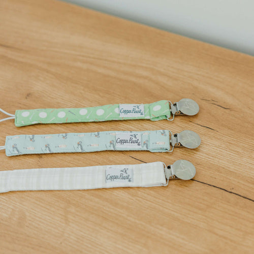 Copper Pearl Binky Clips | Bogey