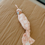 Copper Pearl Knit Swaddle Blanket | Penny